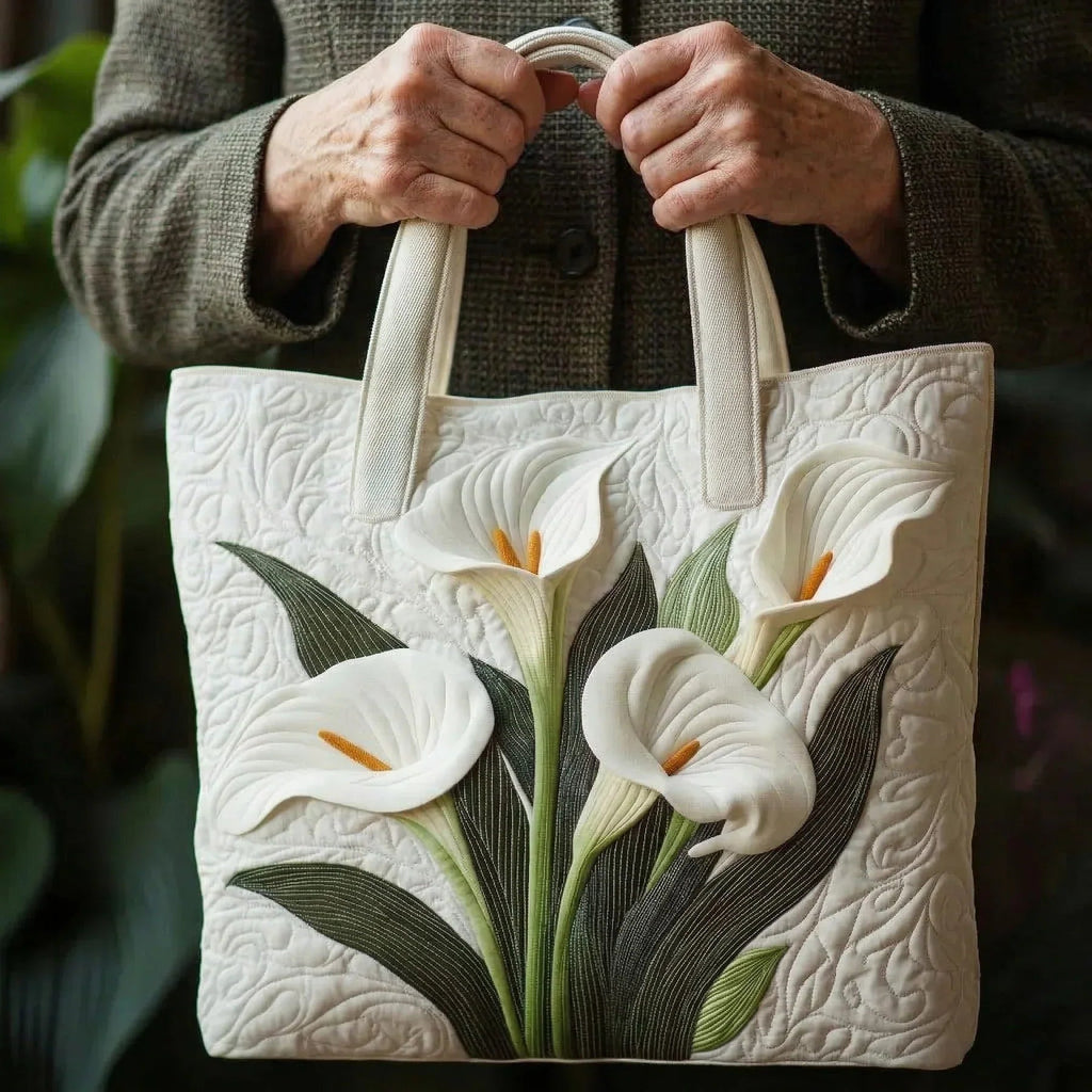 Nuvara | Encarnación | Bolso Tote Acolchado Artesanal Mujer Estampado Único