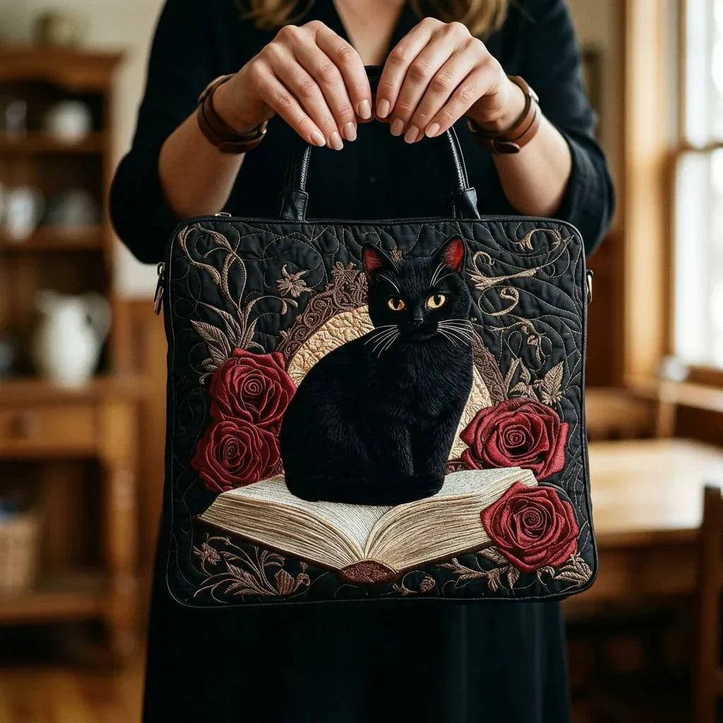Nuvara | Encarnación | Bolso Tote Acolchado Artesanal Mujer Estampado Único