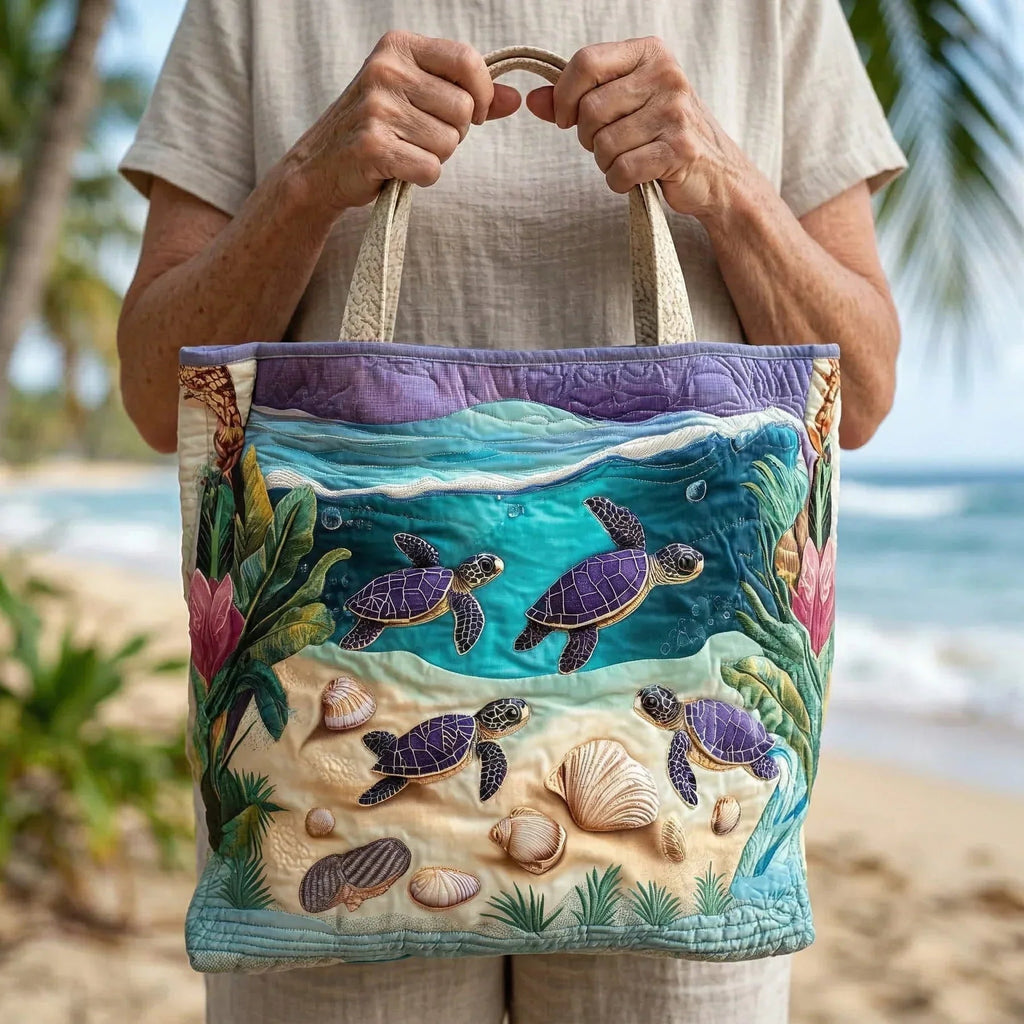 Nuvara | Encarnación | Bolso Tote Acolchado Artesanal Mujer Estampado Único