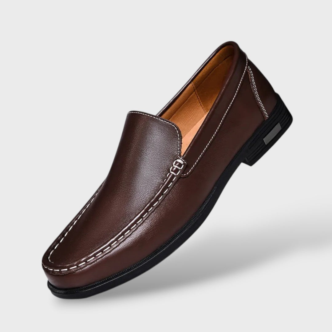 Ernesto | Mocasines de Cuero Slip-On Hombre Suela Antideslizante