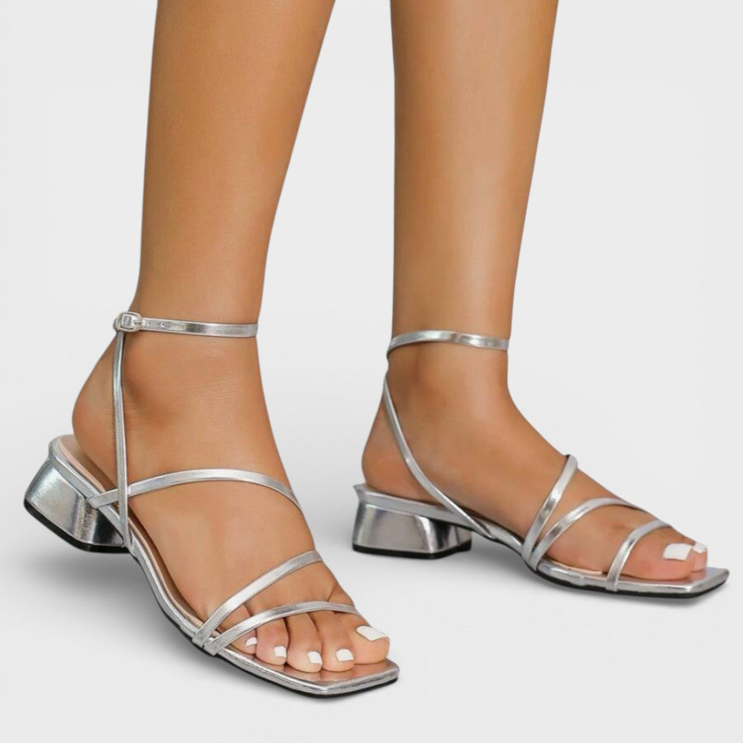 Nuvara Chunky Heel Sandals