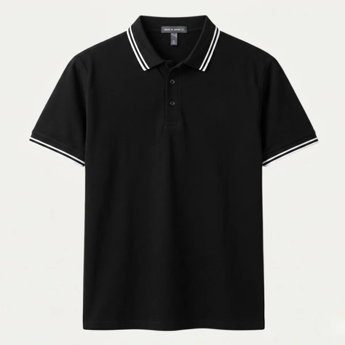 Iker | Polo de Algodón de Manga Corta Hombre Cuello Contraste
