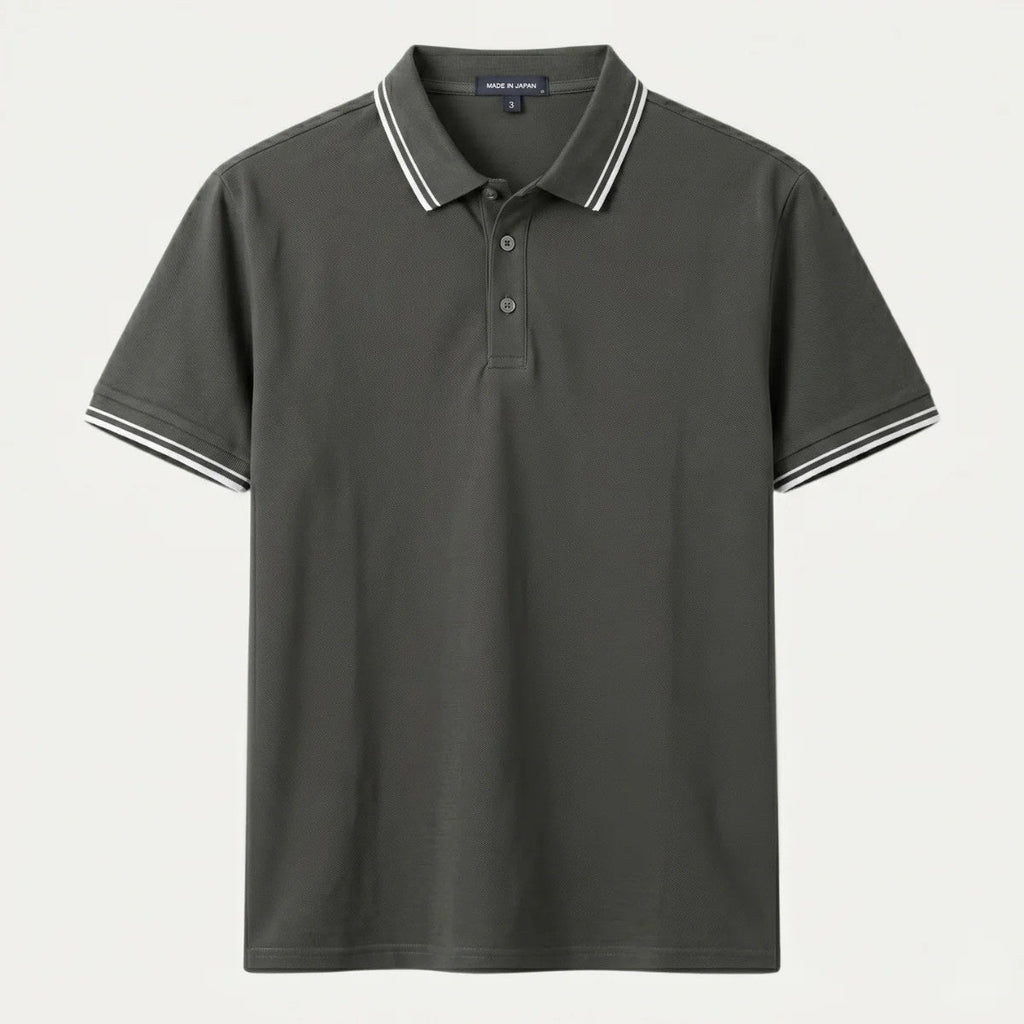 Iker | Polo de Algodón de Manga Corta Hombre Cuello Contraste
