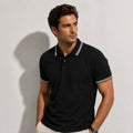 Iker | Polo de Algodón de Manga Corta Hombre Cuello Contraste