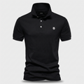 Iker | Polo de Manga Corta Hombre Algodón Piqué Logo Bordado