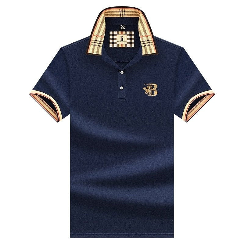 Iván | Polo Hombre Cuello Cuadros Bordado