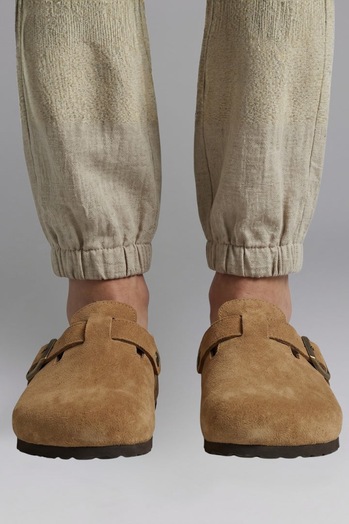 Nuvara Suede Clogs