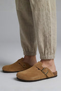 Nuvara Suede Clogs