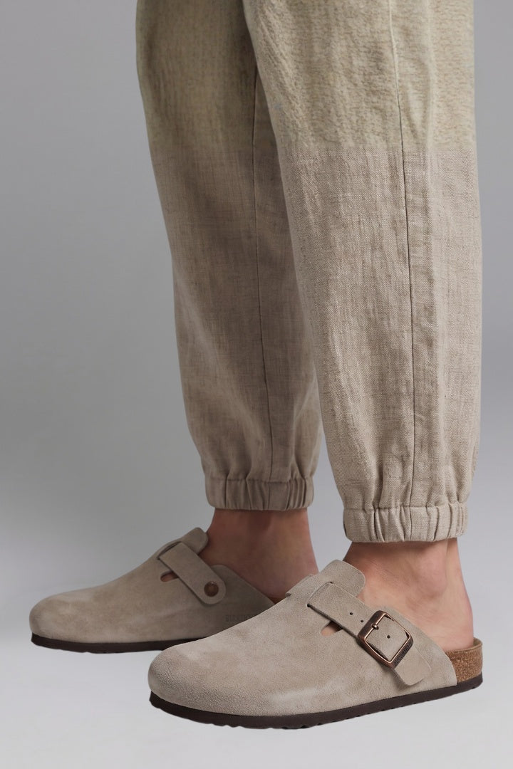 Nuvara Suede Clogs