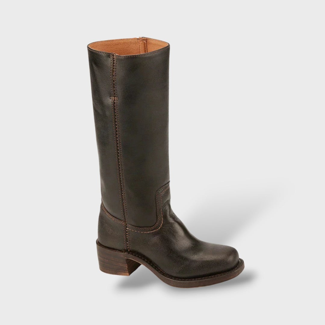 Nuvara Leather Western Boots