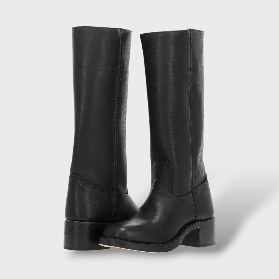 Nuvara Leather Western Boots