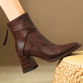 Nuvara Block Heel Booties