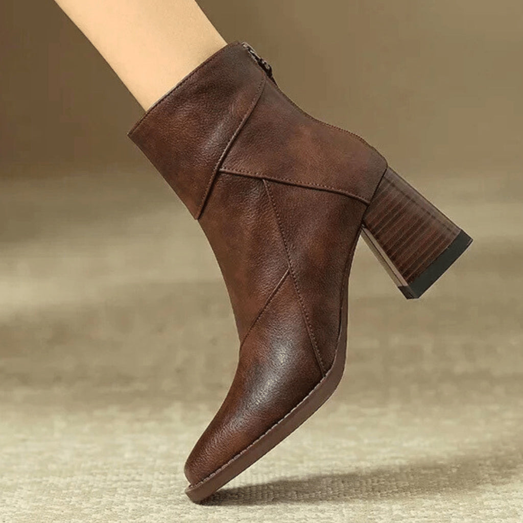 Nuvara Block Heel Booties