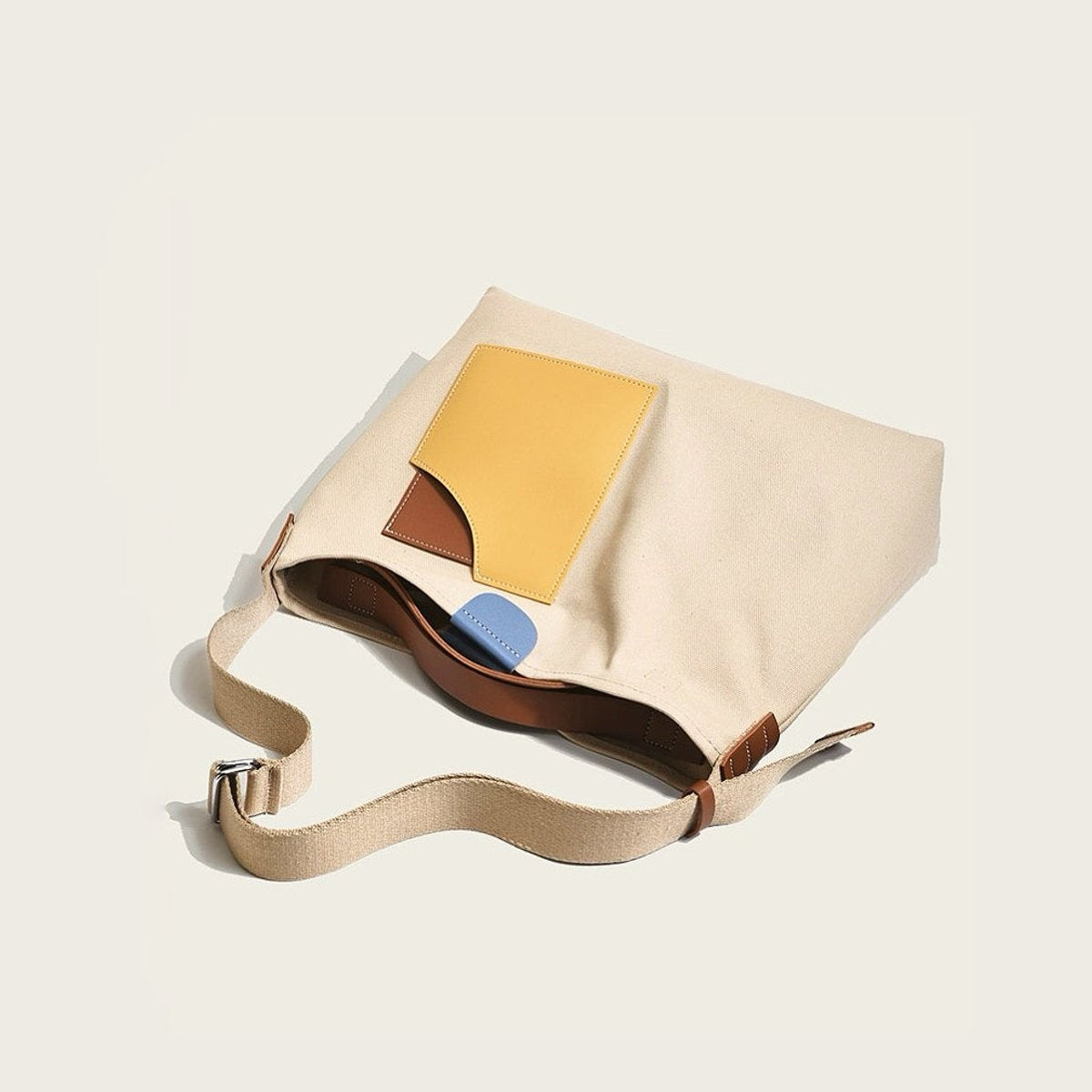 Nuvara | Lola | Women's Canvas Tote Bag Crossbody Sack Bag