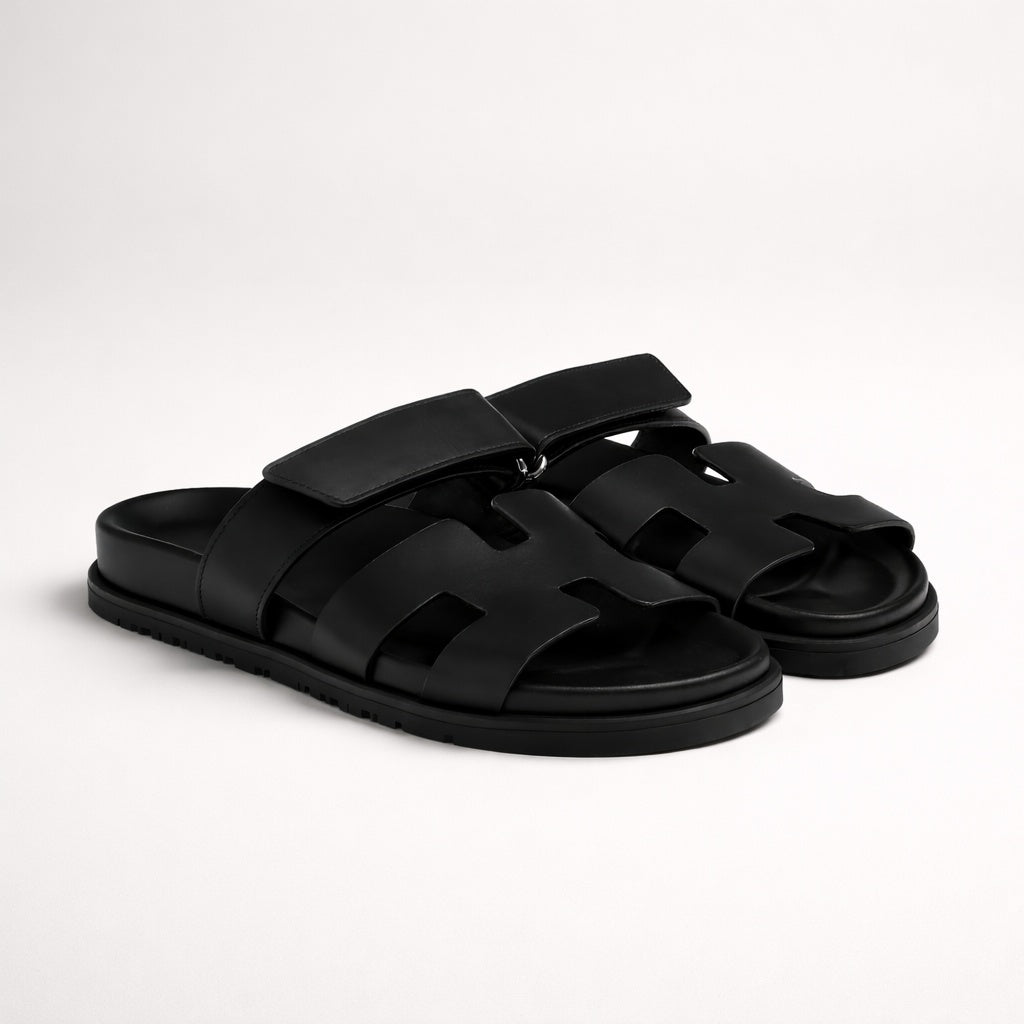 Nuvara Leather Velcro Sandals