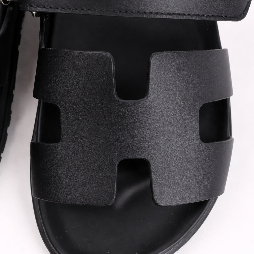 Nuvara Leather Velcro Sandals