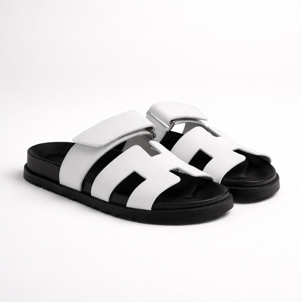 Nuvara Leather Velcro Sandals