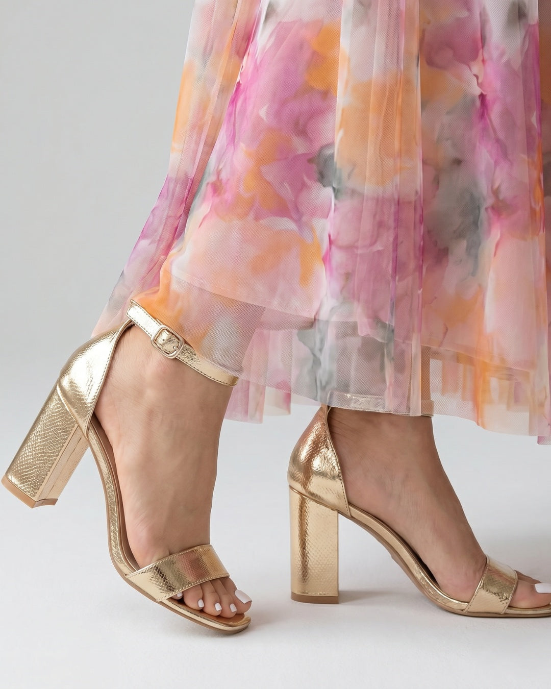 Nuvara Block Heel Sandals 2