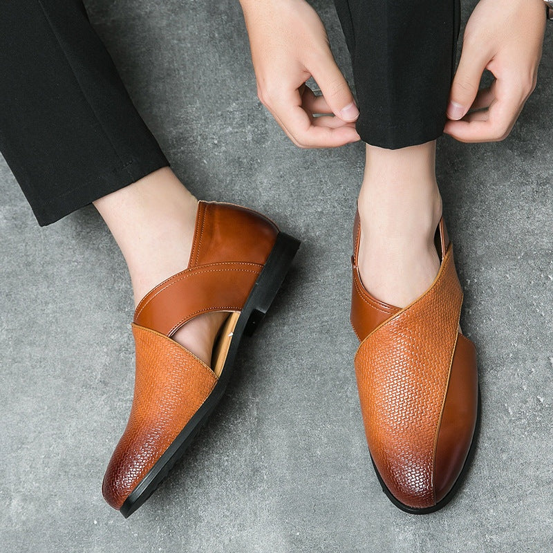 Martí | Mocasines de Cuero Genuino Hombre Suela Plana