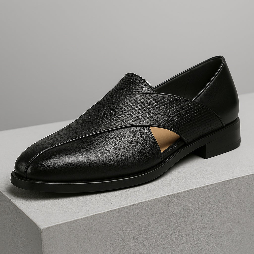 Martí | Mocasines de Cuero Genuino Hombre Suela Plana