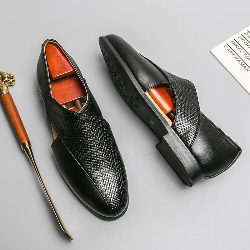 Martí | Mocasines de Cuero Genuino Hombre Suela Plana