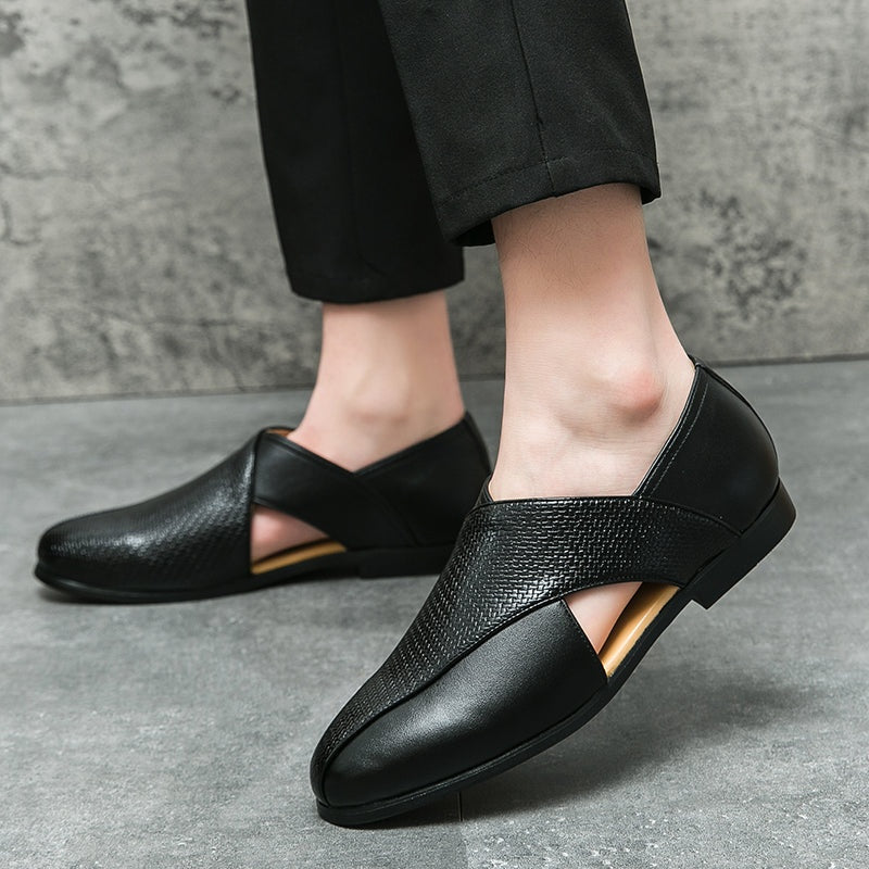 Martí | Mocasines de Cuero Genuino Hombre Suela Plana