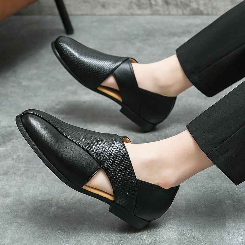 Martí | Mocasines de Cuero Genuino Hombre Suela Plana