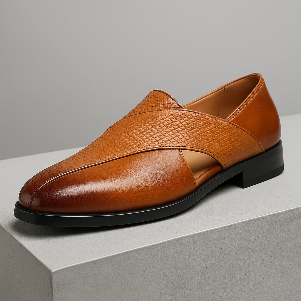 Martí | Mocasines de Cuero Genuino Hombre Suela Plana