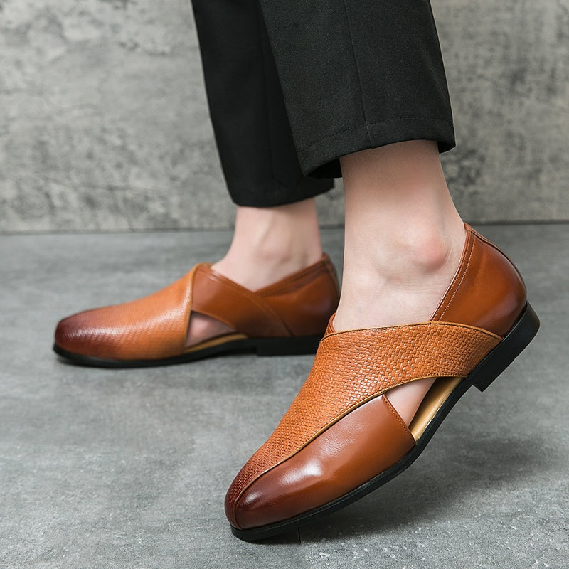 Martí | Mocasines de Cuero Genuino Hombre Suela Plana