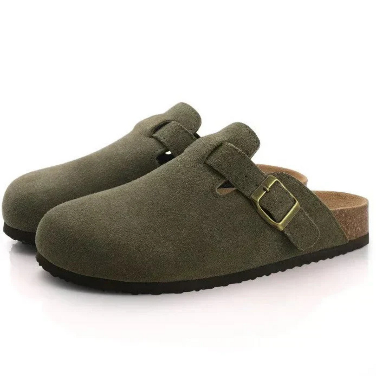 Mateo | Sandalias Tipo Birkenstock Hombre Hebilla Ajustable