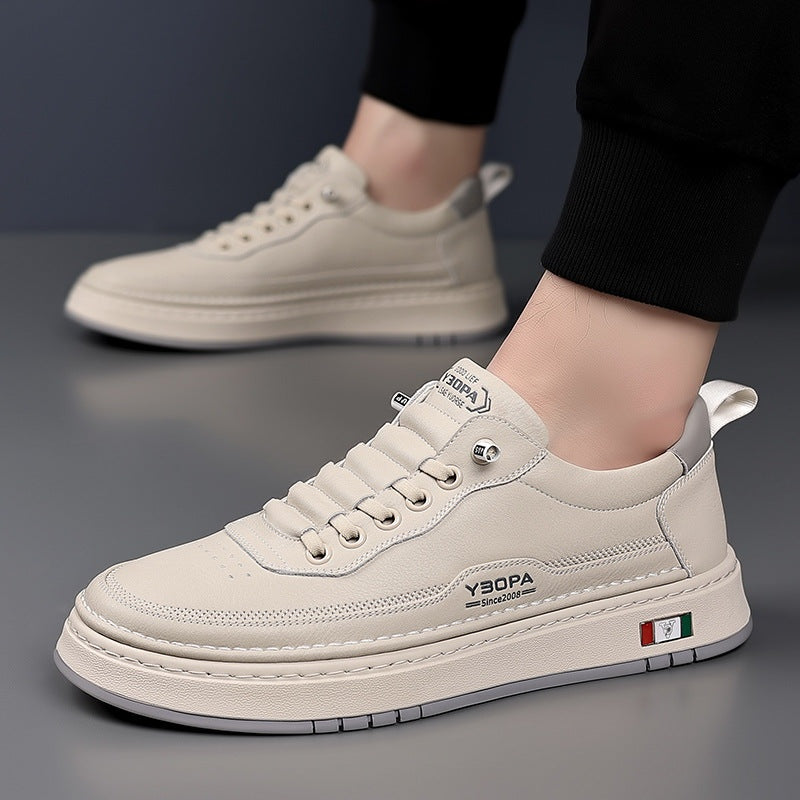 Mateo | Zapatillas Casual de Cuero Hombre Suela Acolchada