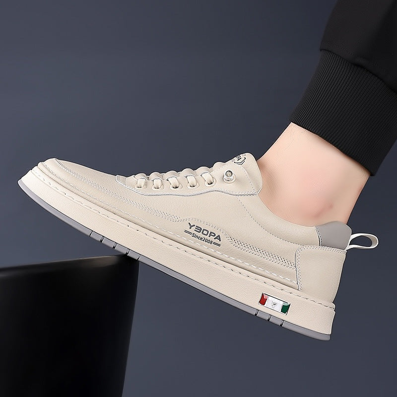 Mateo | Zapatillas Casual de Cuero Hombre Suela Acolchada