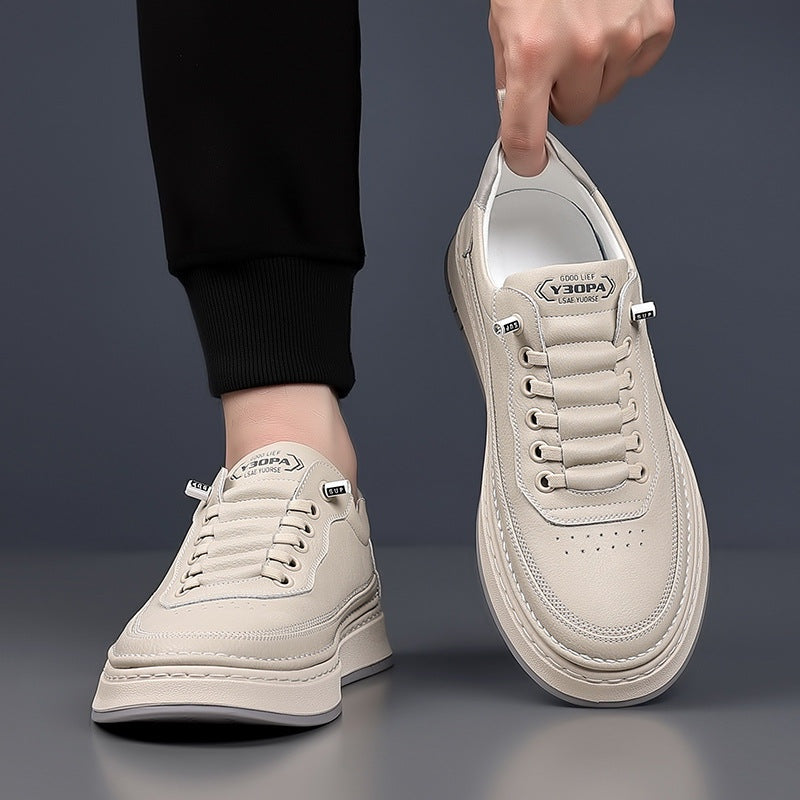 Mateo | Zapatillas Casual de Cuero Hombre Suela Acolchada
