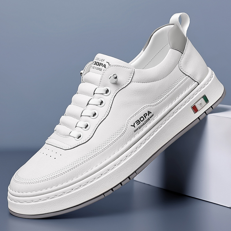 Mateo | Zapatillas Casual de Cuero Hombre Suela Acolchada
