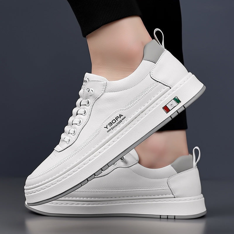 Mateo | Zapatillas Casual de Cuero Hombre Suela Acolchada