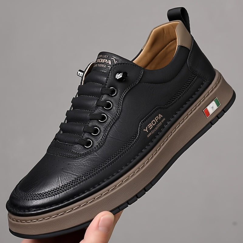 Mateo | Zapatillas Casual de Cuero Hombre Suela Acolchada