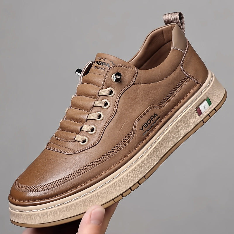 Mateo | Zapatillas Casual de Cuero Hombre Suela Acolchada
