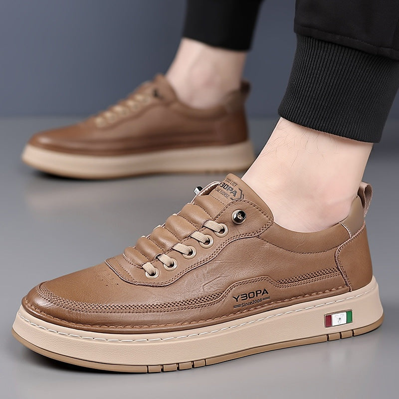Mateo | Zapatillas Casual de Cuero Hombre Suela Acolchada