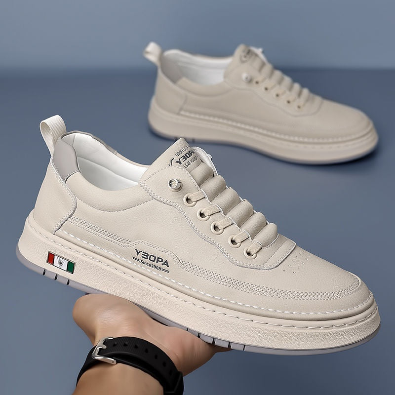 Mateo | Zapatillas Casual de Cuero Hombre Suela Acolchada