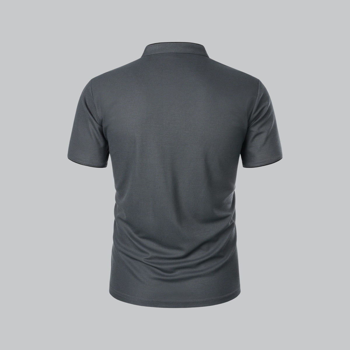 Mikel | Polo de Manga Corta Hombre Cuello Mao Algodón