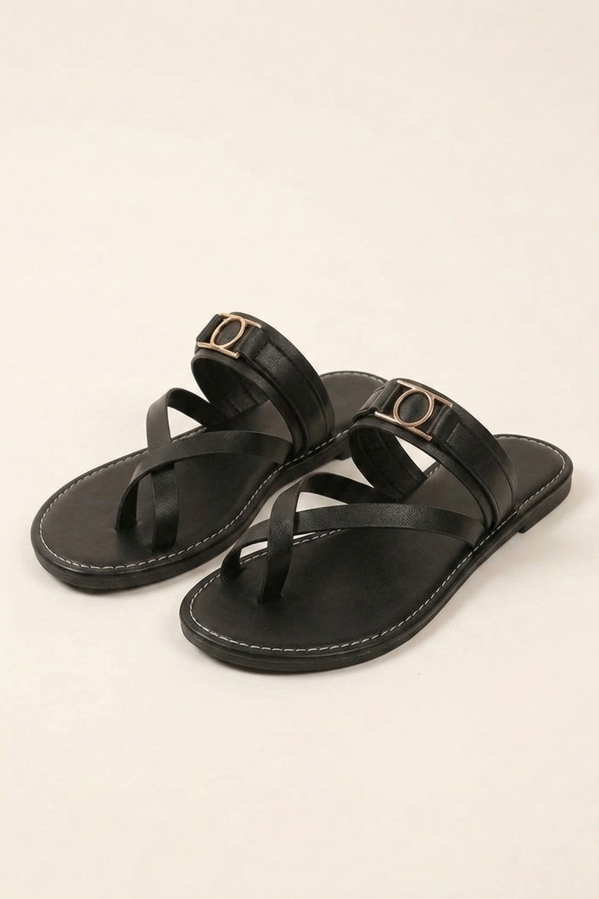 Nuvara Ankle Strap Flip Flops
