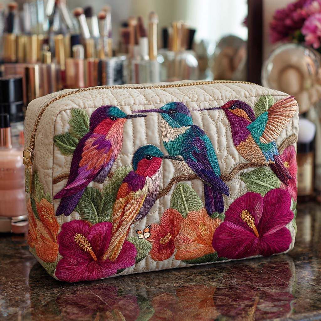Nuvara | Naia | Bolsa de Maquillaje Acolchada Mujer Estampado Búho