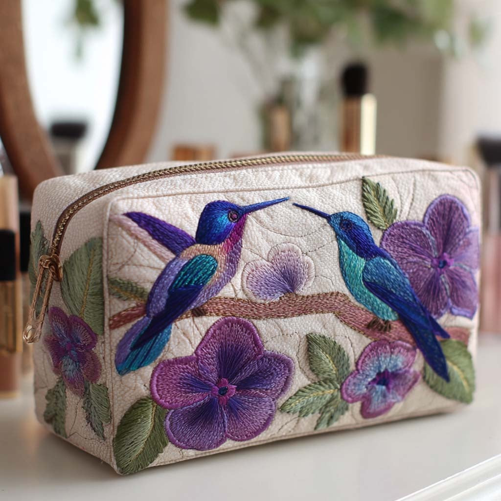 Nuvara | Naia | Bolsa de Maquillaje Acolchada Mujer Estampado Búho