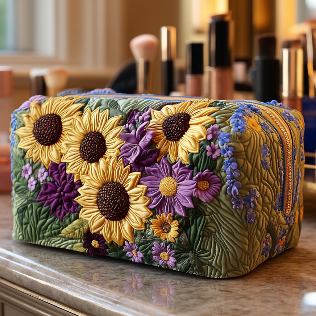 Nuvara | Naia | Bolsa de Maquillaje Acolchada Mujer Estampado Búho