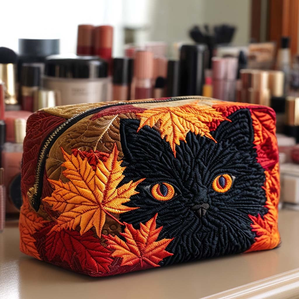 Nuvara | Naia | Bolsa de Maquillaje Acolchada Mujer Estampado Búho