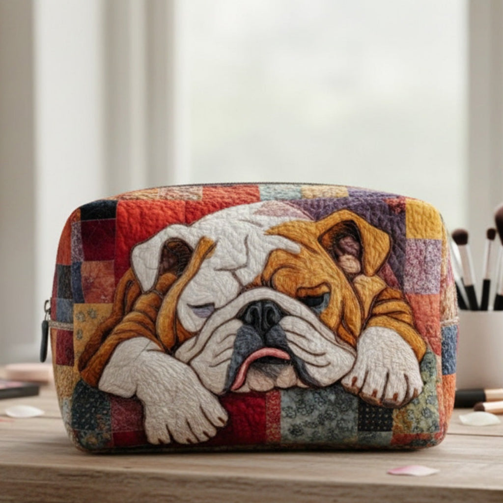 Nuvara | Naia | Bolsa de Maquillaje Acolchada Mujer Estampado Búho