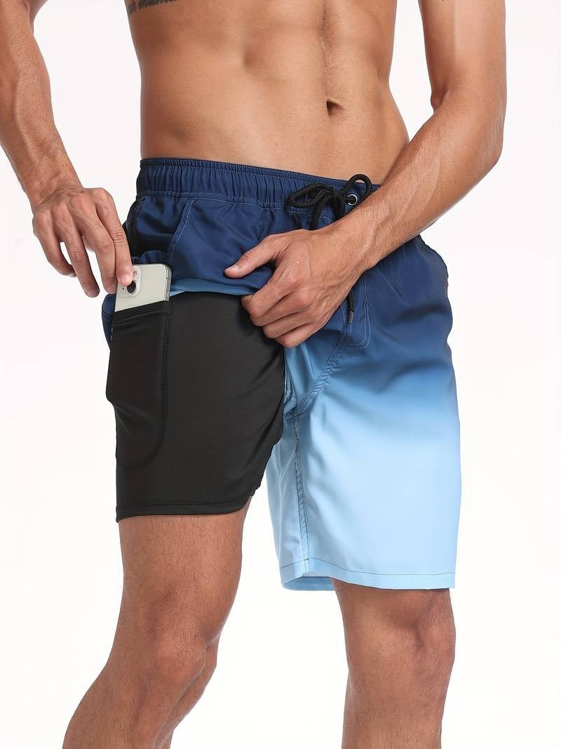 Nicolás | Bañador Shorts Hombre Estampado Flamencos Cintura Elástica