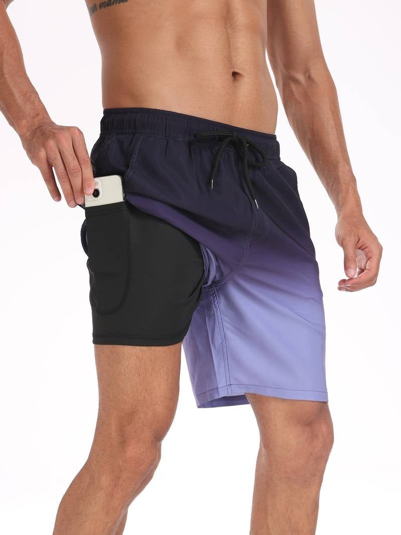 Nicolás | Bañador Shorts Hombre Estampado Flamencos Cintura Elástica