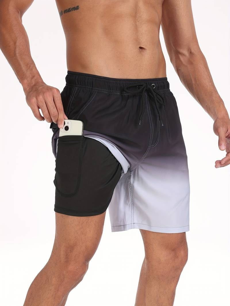 Nicolás | Bañador Shorts Hombre Estampado Flamencos Cintura Elástica