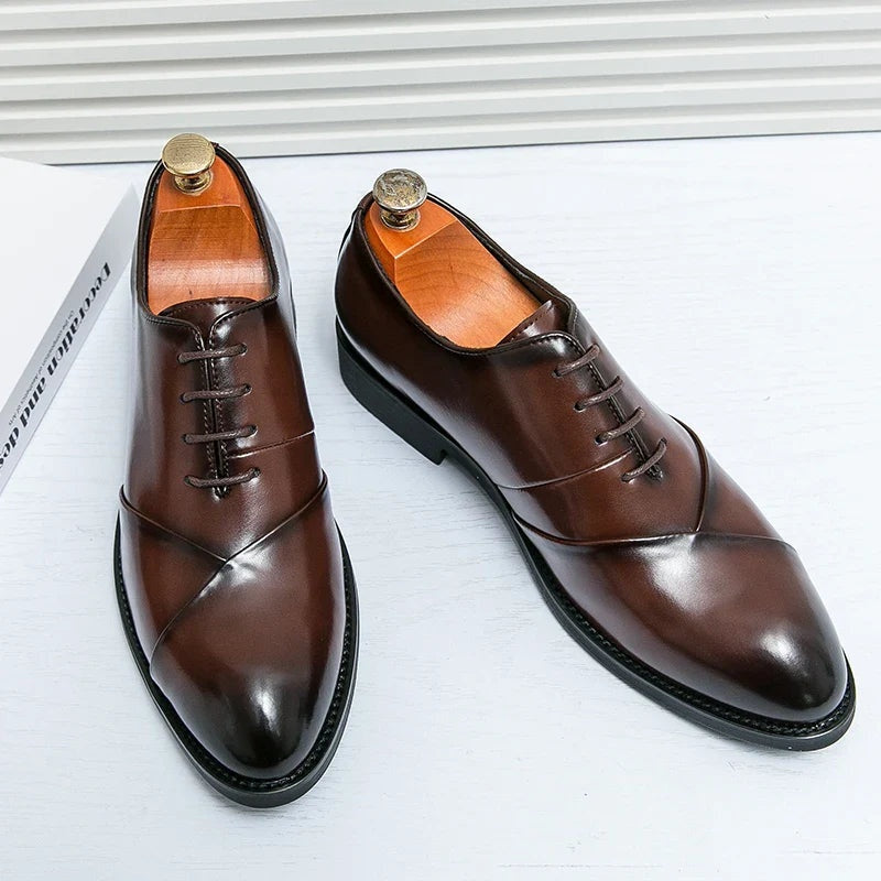 Nicolás | Zapatos Derby de Cuero Hombre Cordones Clásicos
